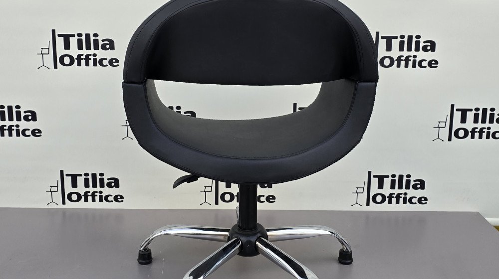 Vera Kuaför Tarama Çalışma Bekleme Koltuğu Krom Yonca Sabit Ayak